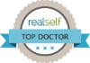 . realself top doctor logo . realself top doctor logo